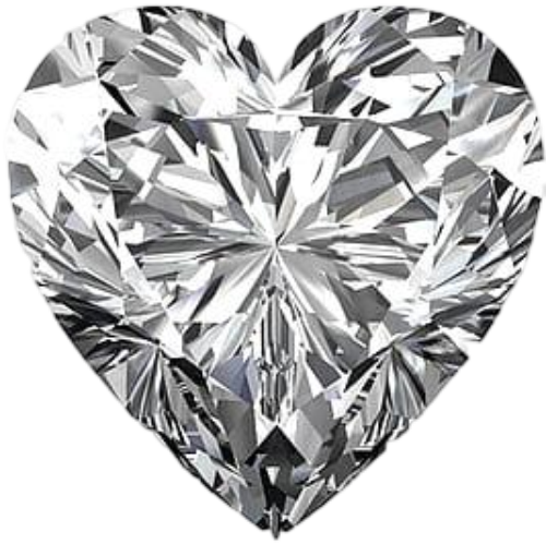 Heart Moissanite Engagement Rings