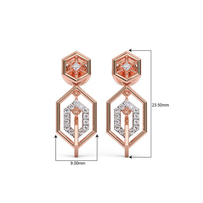 Artistic Lab Diamond Earrings