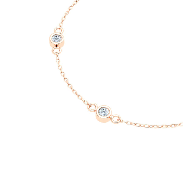 Bezel Lab Grown Diamond Bracelet