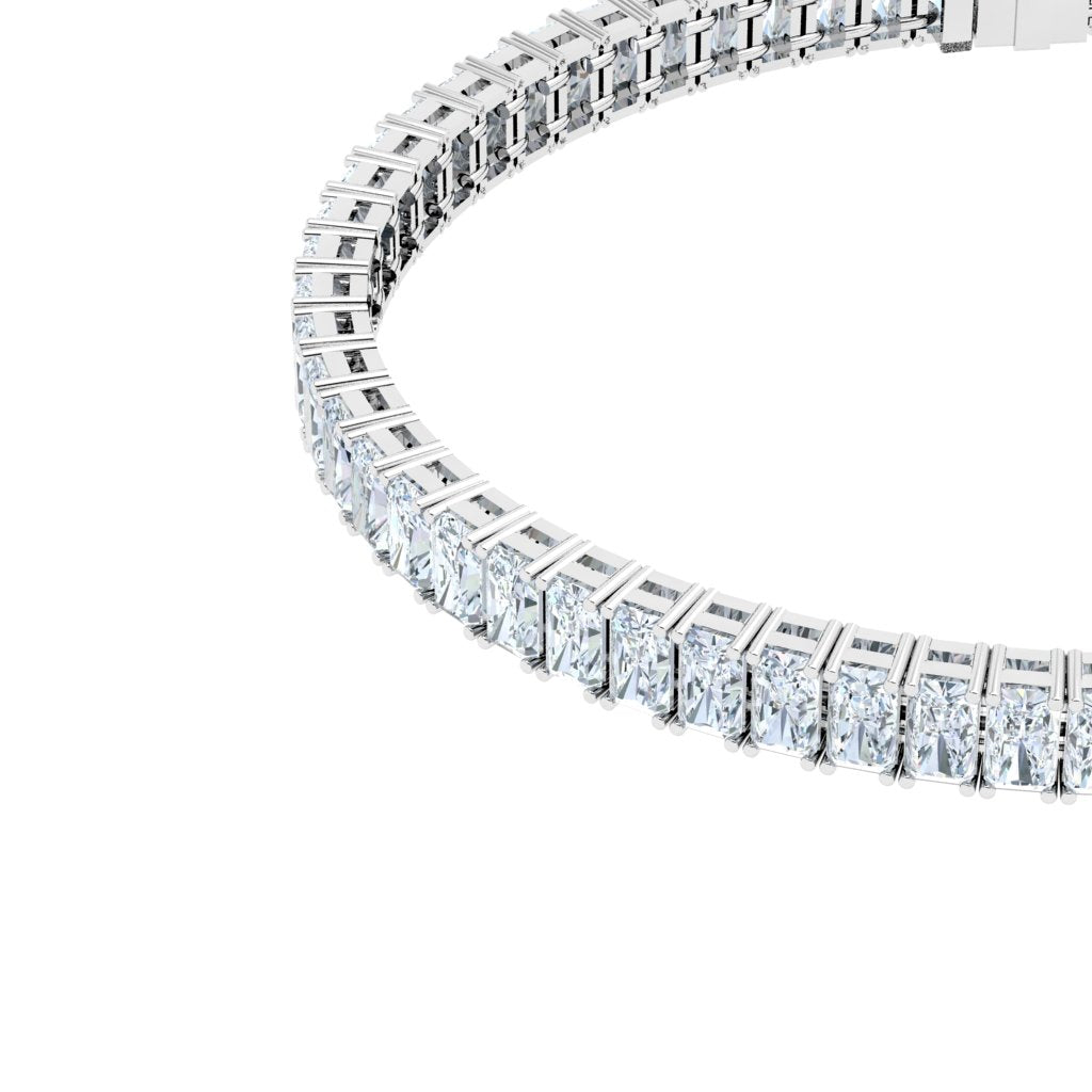 Emerald Lab Grown Diamond Bracelet