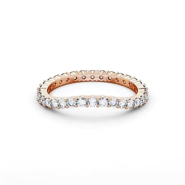 Hazel Full Eternity Round Lab Diamond Curved Ring