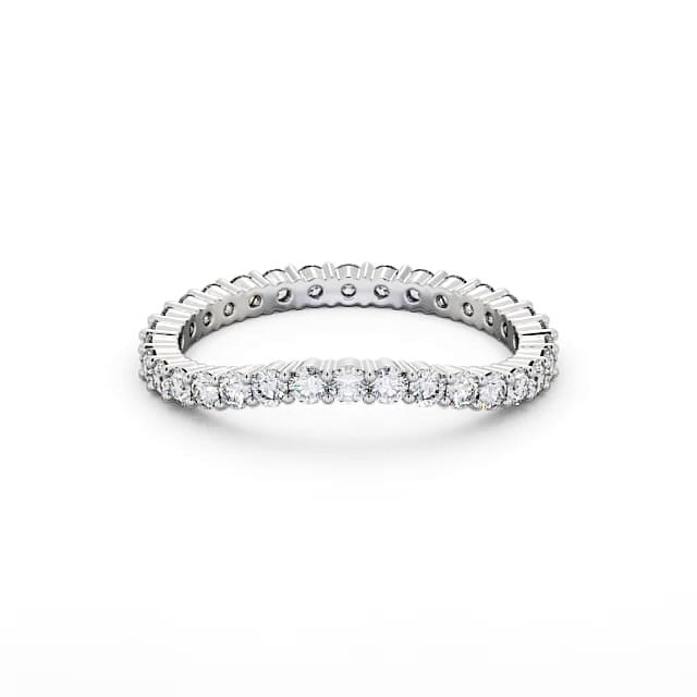 Hazel Full Eternity Round Lab Diamond Curved Ring