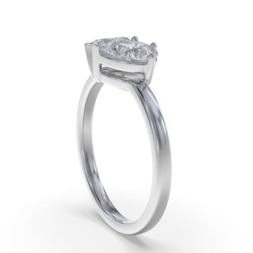 Heart & Pear Two Stone Lab Grown Diamond Rings