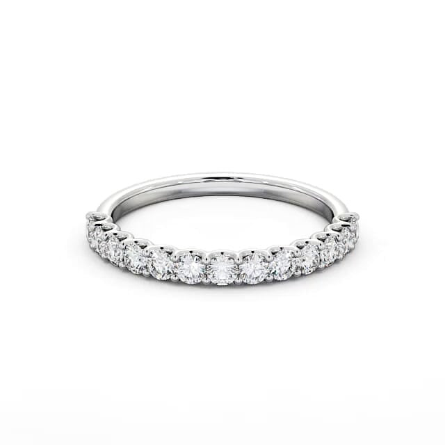 Isla Half Eternity Round Lab Diamond Sweeping Prongs Ring
