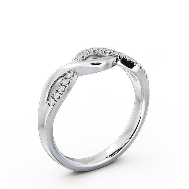 Juno 0.09ct Round Lab Diamond Infinity Design Ring