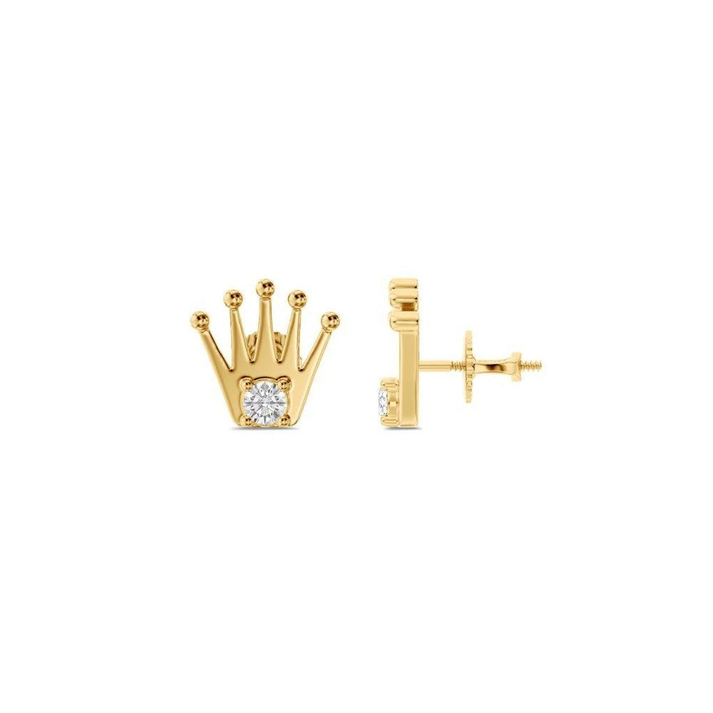 KING Diadem Stud Lab Diamond Earrings