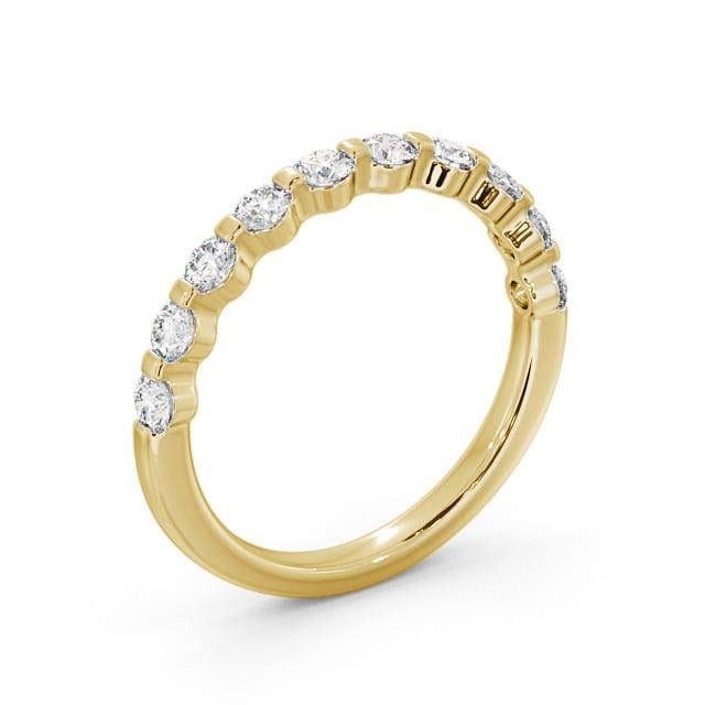 Mae Half Eternity Round Lab Diamond Tension Set Ring