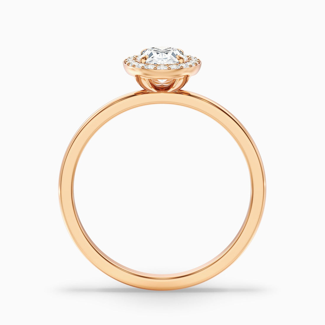 Midnight 1 Carat Oval Halo Lab Grown Diamond Ring