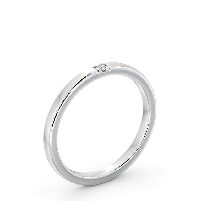 Mira Single Round Lab Grown Diamond Wedding Ring