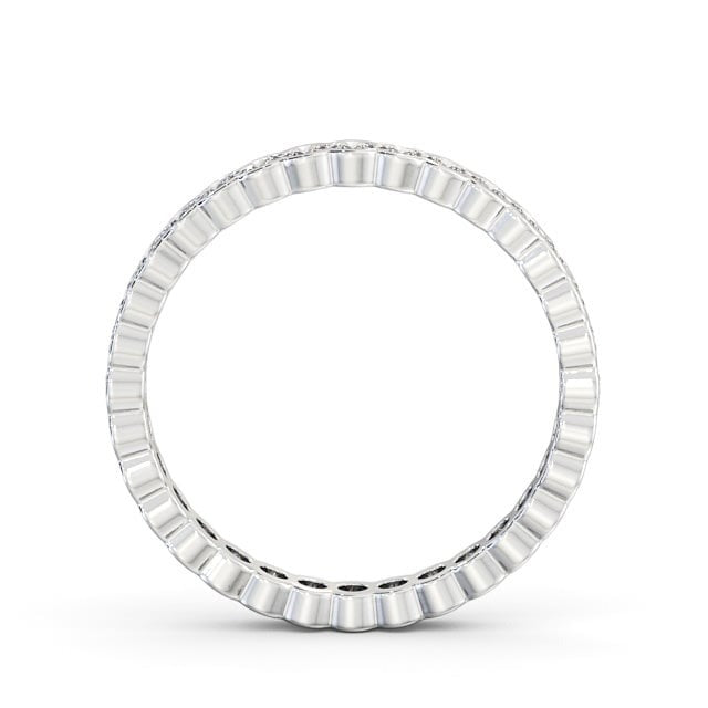 Nina Full Eternity Round Lab Diamond Open Bezel Setting Ring
