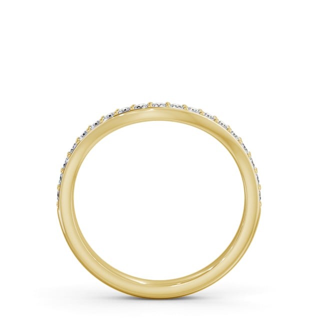 Nina Half Eternity Round Lab Diamond Curved Ring