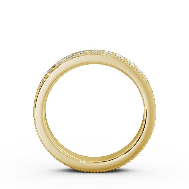 Nina Vintage Half Eternity Round Lab Diamond Channel Set Ring