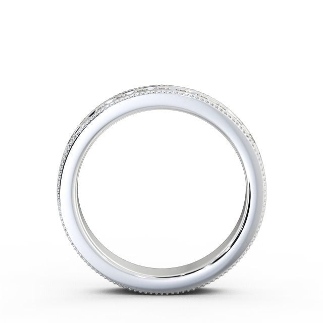 Nina Vintage Half Eternity Round Lab Diamond Channel Set Ring