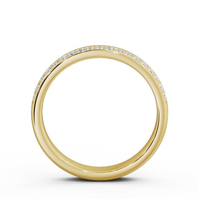 Nina Round Lab Diamond Offset Channel Ring