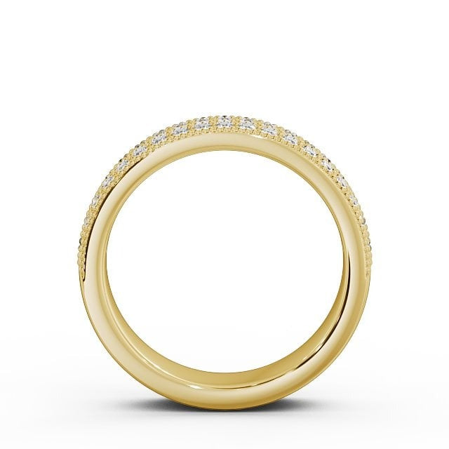 Noa Vintage Half Eternity Round Lab Diamond Double Channel Ring