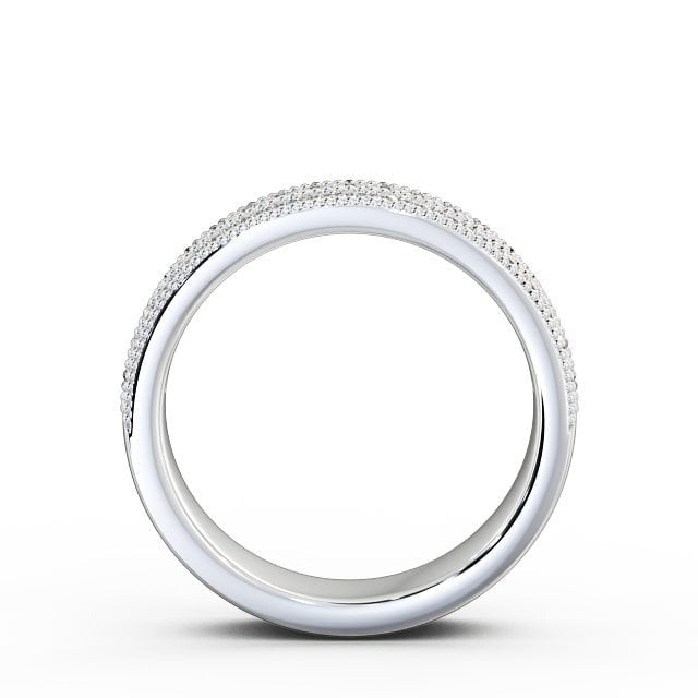 Noa Vintage Half Eternity Round Lab Diamond Double Channel Ring