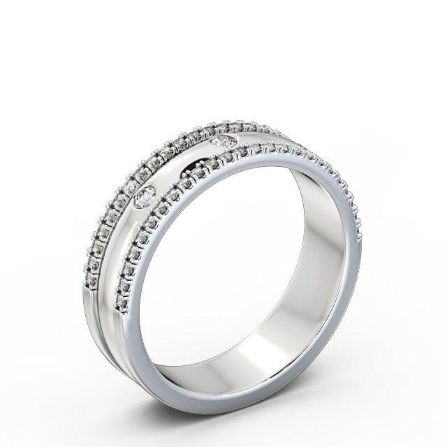 Orla Ladies 0.26ct Round Lab Diamond Wedding Ring