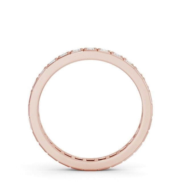 Sage Full Eternity Princess Lab Diamond Unique Bezel Style Ring