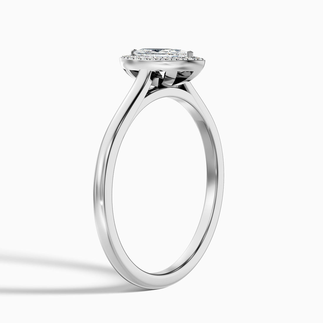 Sapphire Carla 1 Carat Marquise Halo Lab Grown Diamond Ring