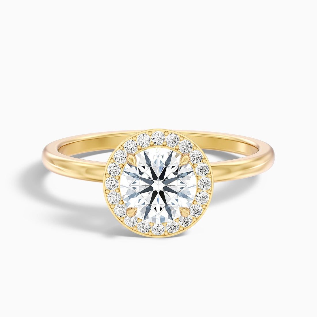 Vivienne 1 Carat Round Halo Lab Grown Diamond Ring