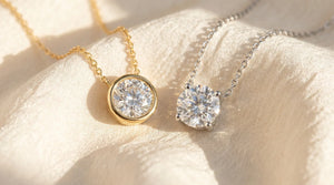 Bezel Set vs Prong Set Diamond Pendants — What is the Difference