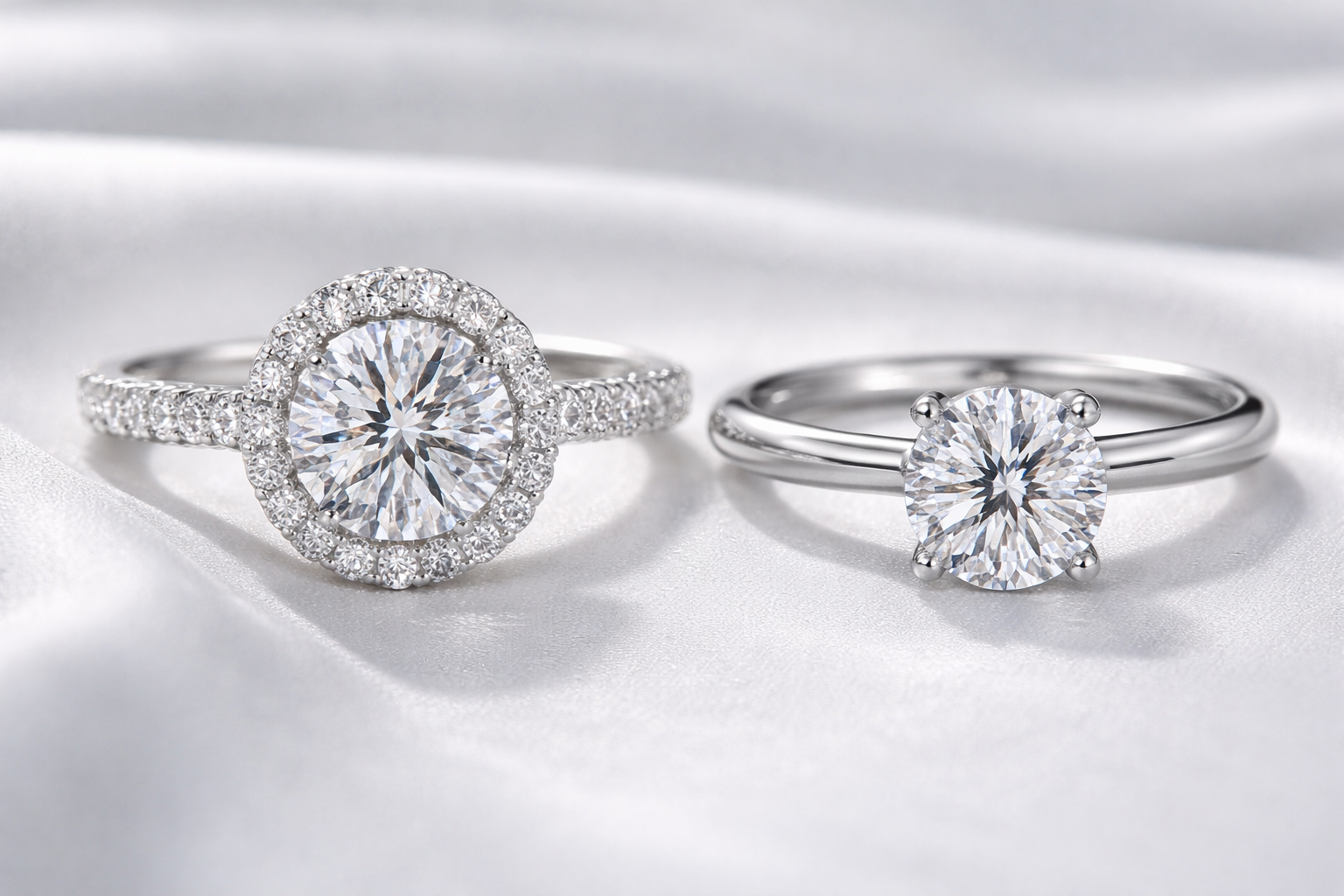 Or Rung Halo or No Halo: Choosing the Perfect Engagement Ring Style – Grown Leo