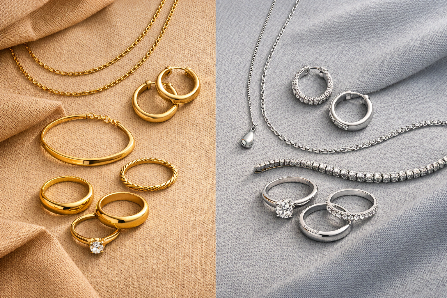 How to Choose Between Silver & Gold Jewelry for Your Skin Tone