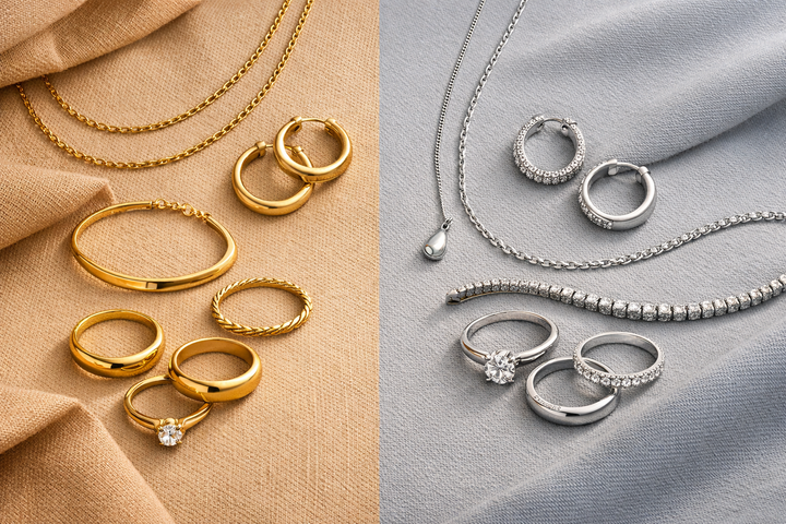 How to Choose Between Silver & Gold Jewelry for Your Skin Tone