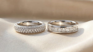 Pavé vs Channel Set Wedding Bands — Which Is Better