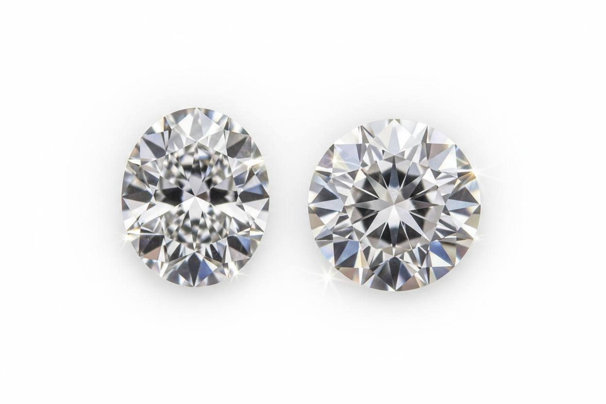 Oval vs Round Moissanite: Which Cut Should You Choose?