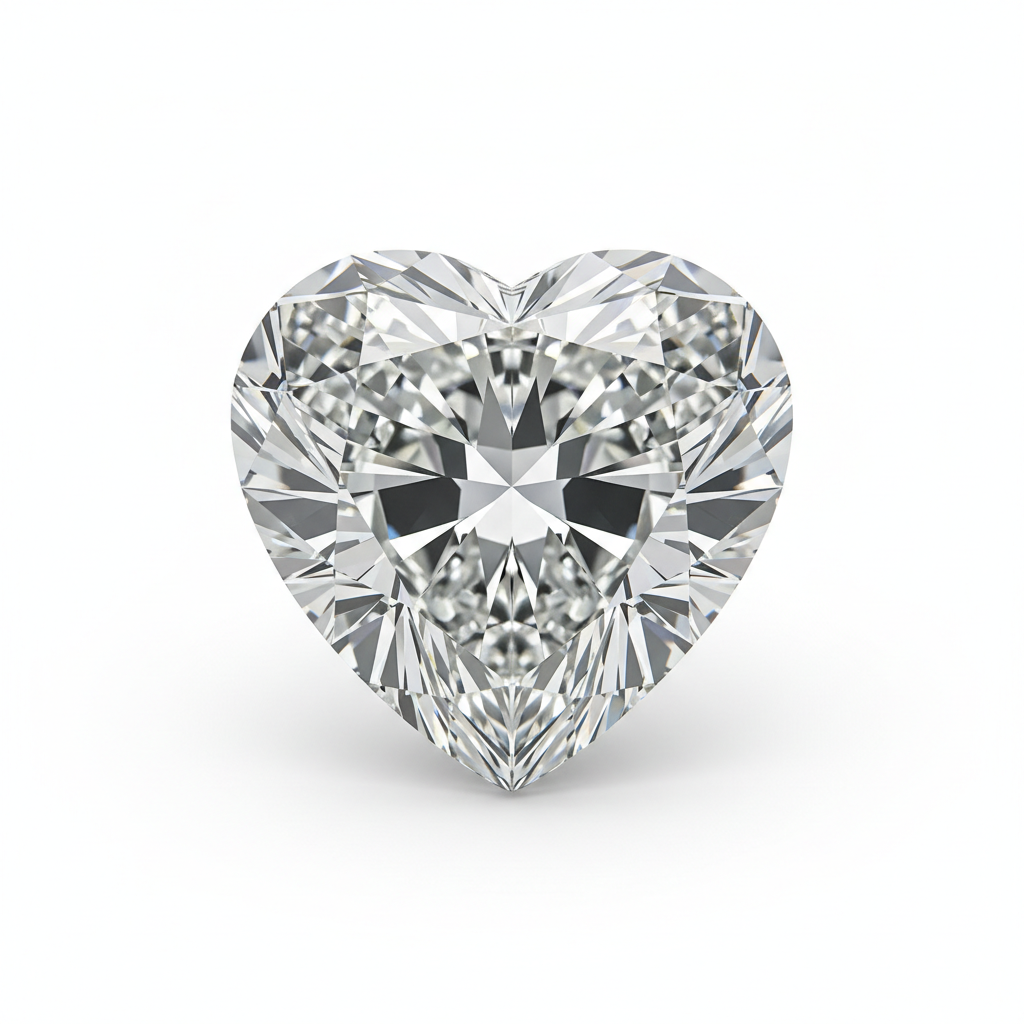 1.25 Carat Heart Shaped Lab Grown Diamond