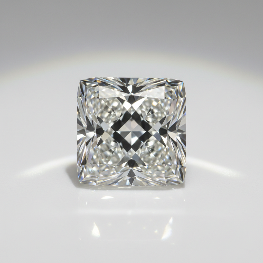 4 Carat Princess Cut Lab Grown Diamond