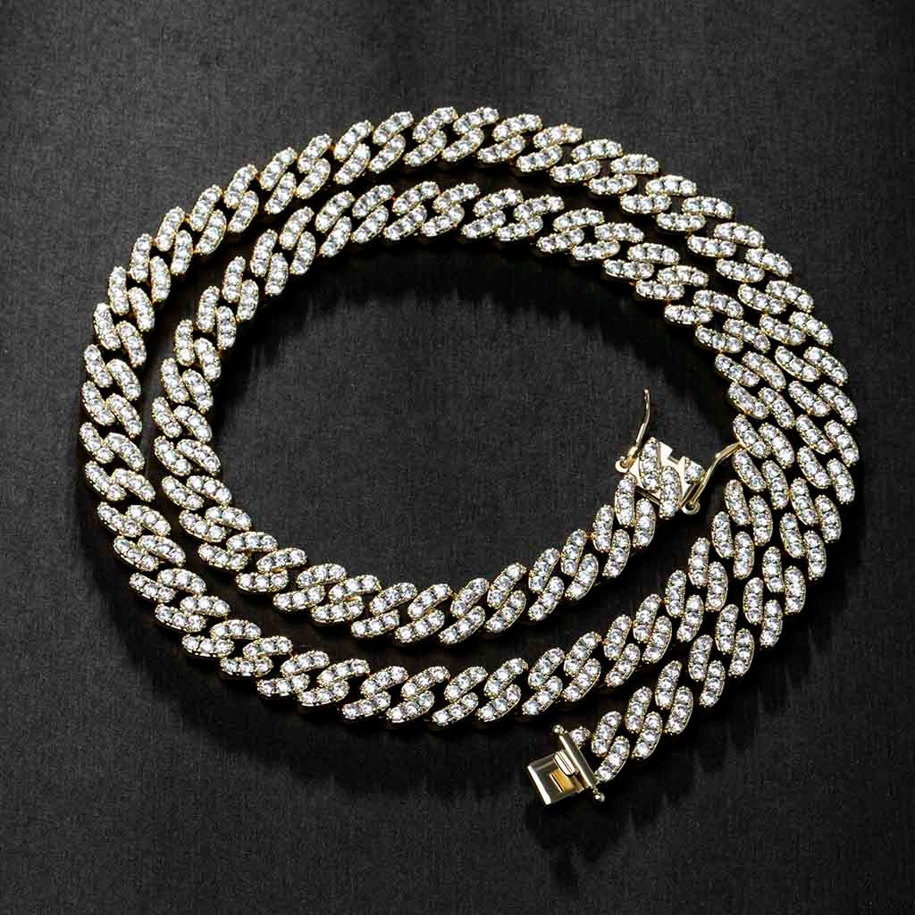 Moissanite Cuban Link Chains