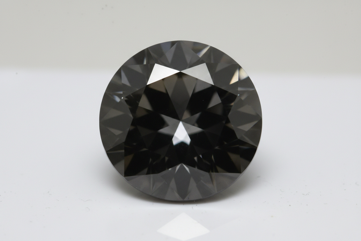 Black Colored Loose Moissanite