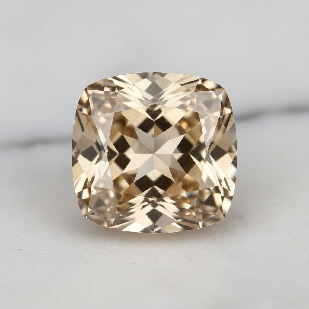 Champagne Colored Loose Moissanite
