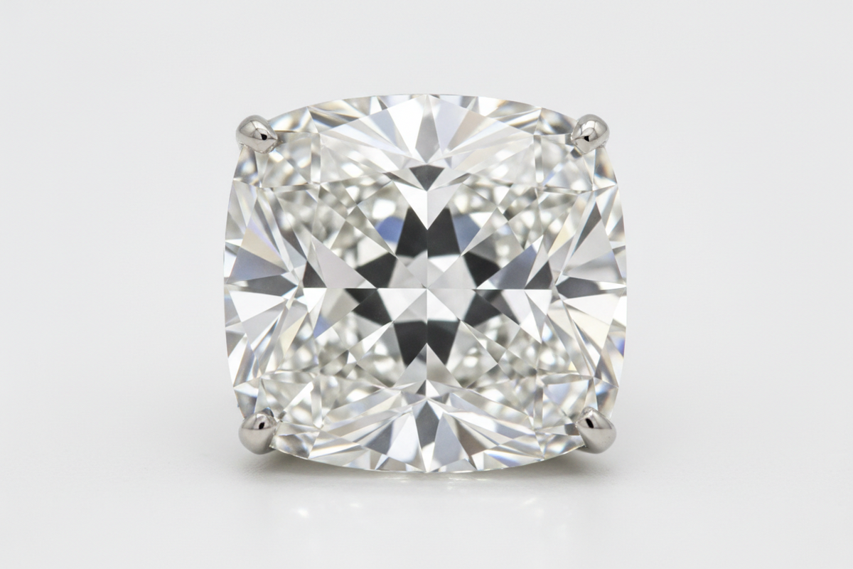 1 Carat Cushion Cut Lab Grown Diamond