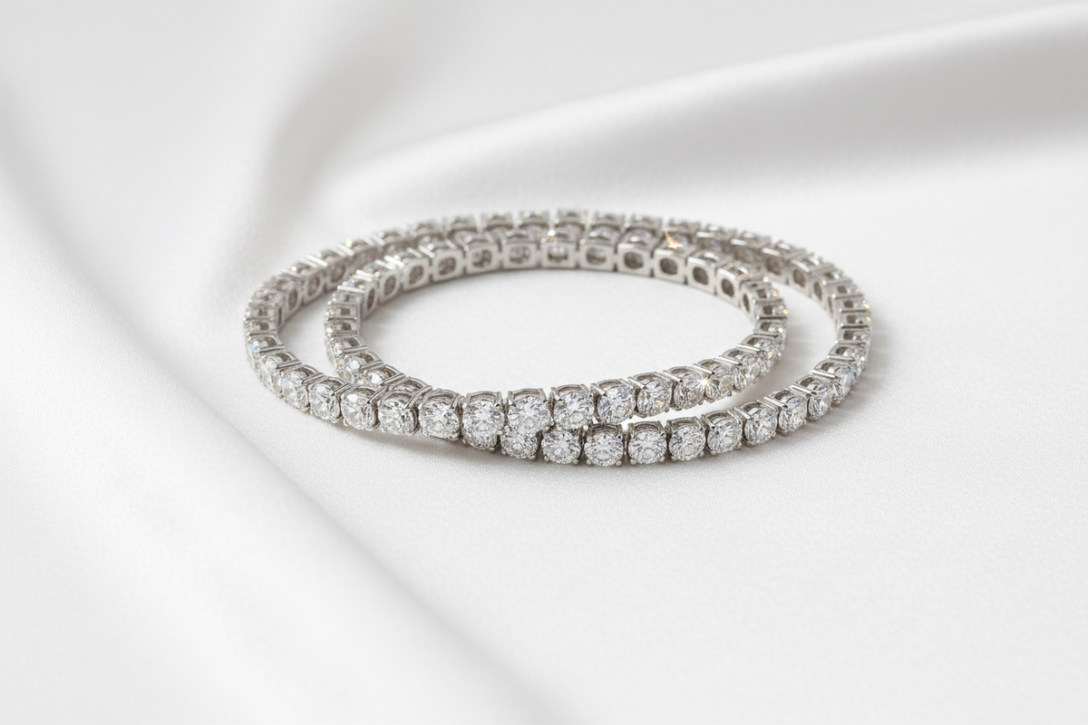 Moissanite Tennis Bracelets