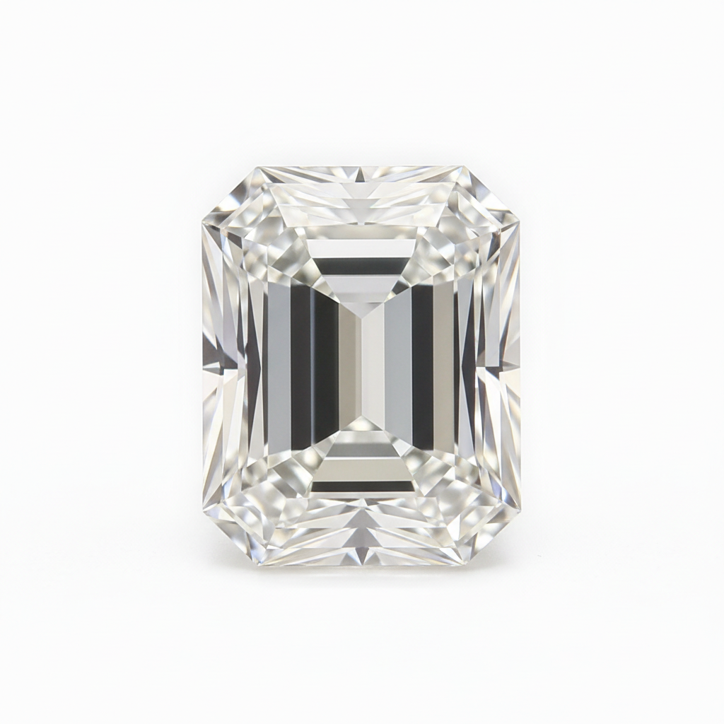 1 Carat Emerald Cut Lab Grown Diamond