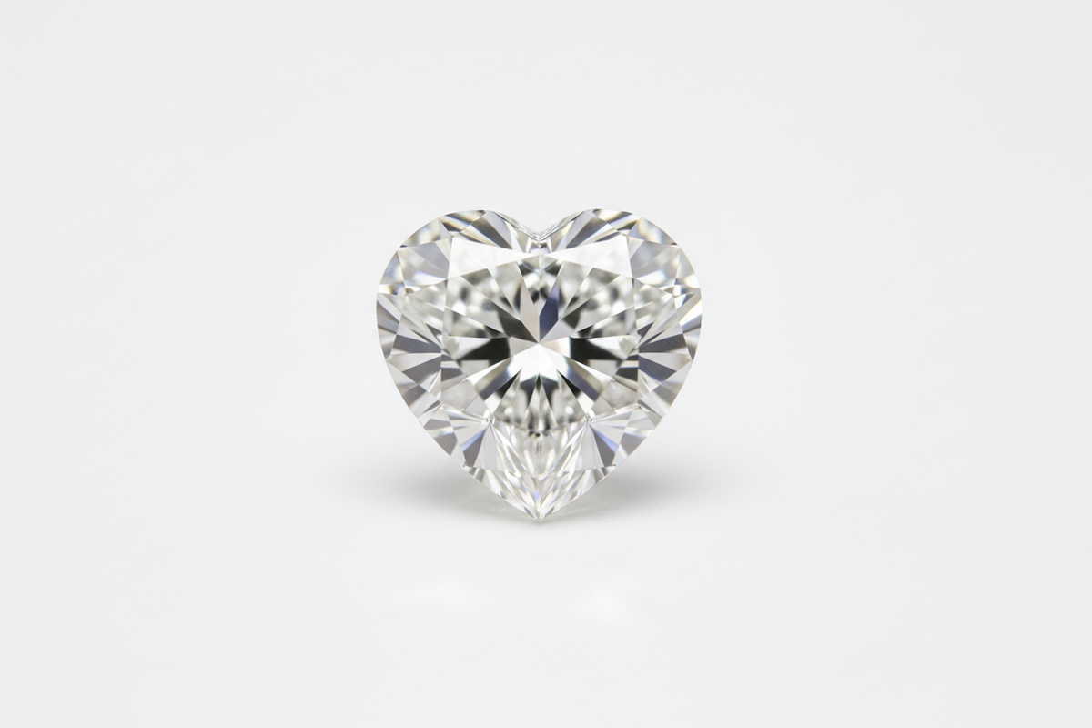 Heart Shaped G Color Lab Grown Diamond
