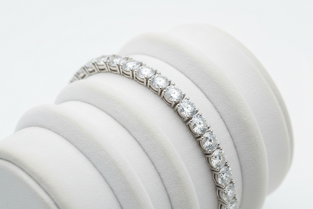 Lab Grown Diamond Tennis Bracelet