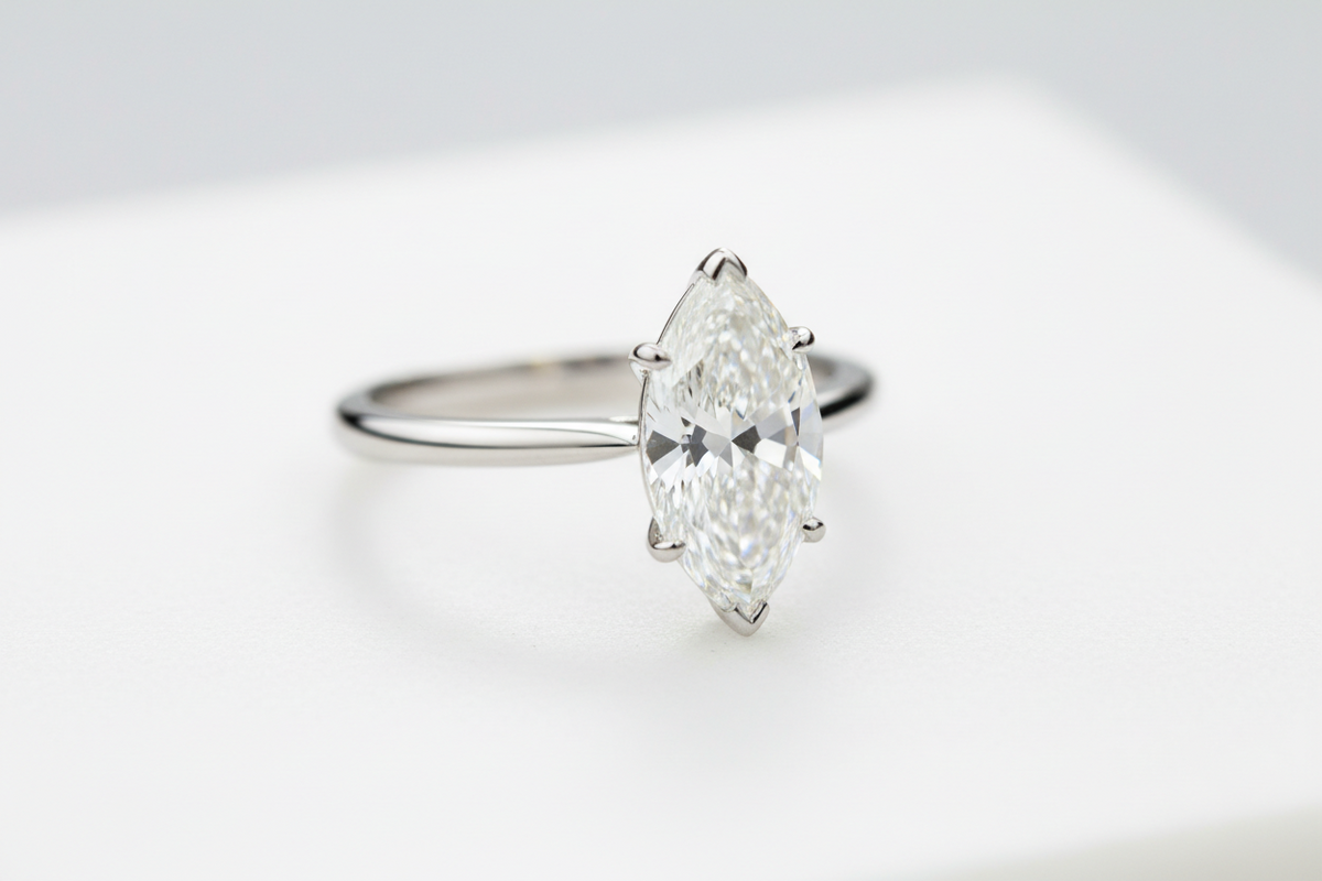 Marquise Lab Grown Diamond Rings