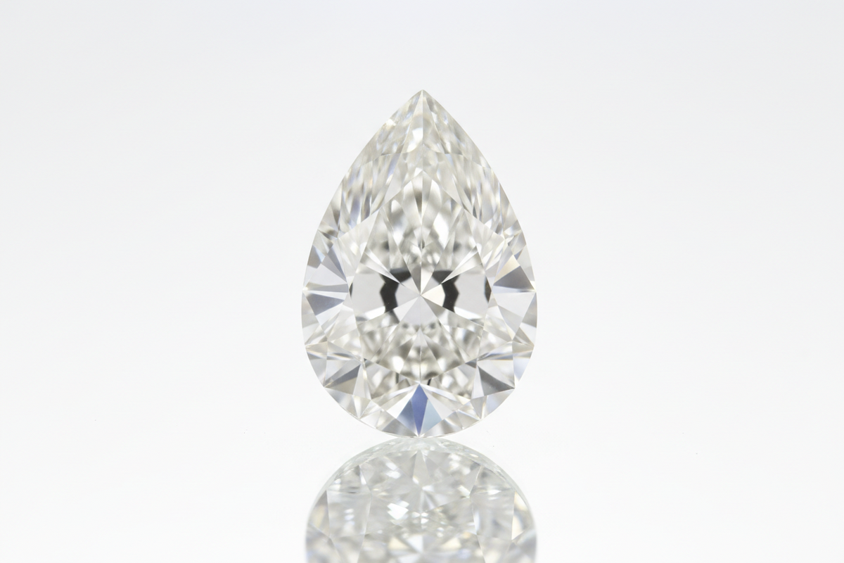 Pear Shaped G Color Lab Grown Diamond
