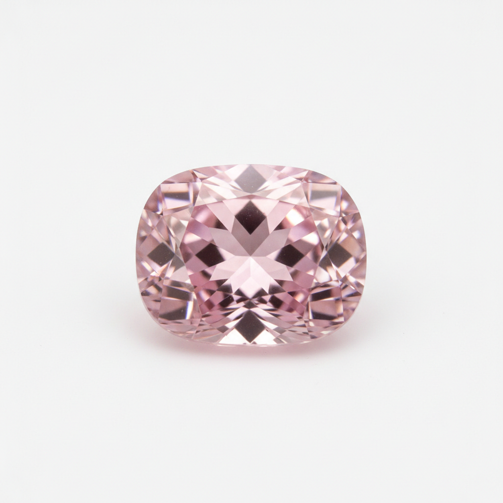 Pink Colored Loose Moissanite