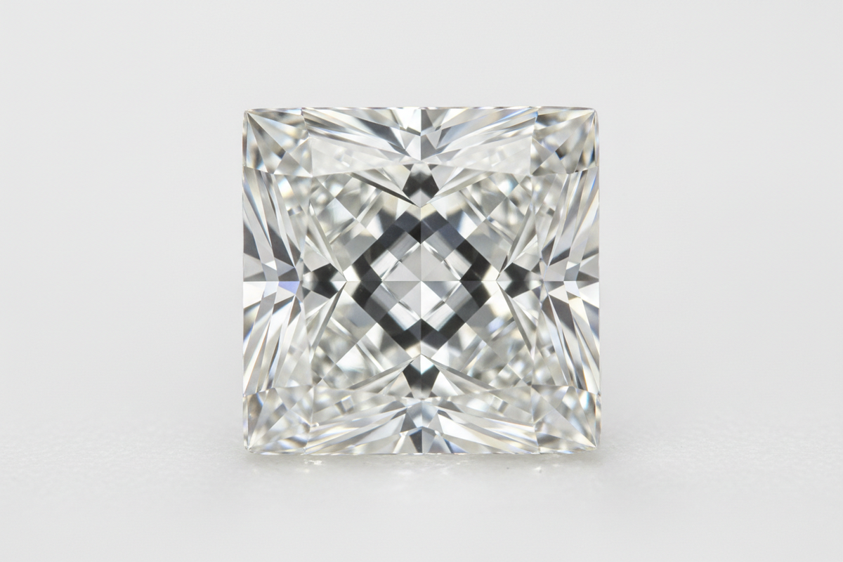Princess Cut H Color Lab Grown Diamond