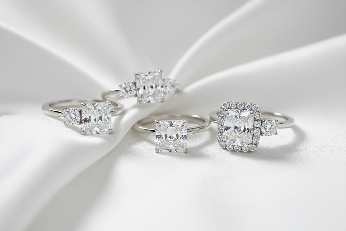 Princess Lab Grown Diamond Rings