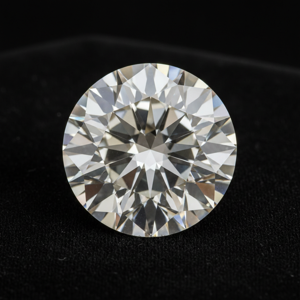 5 Carat Round Cut Lab Grown Diamond