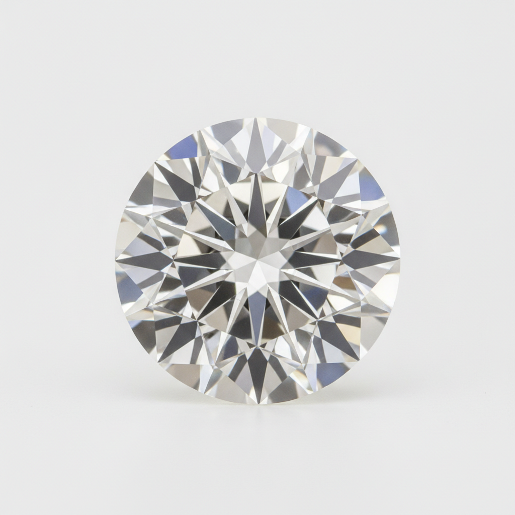 Round Cut H Color Lab Grown Diamond