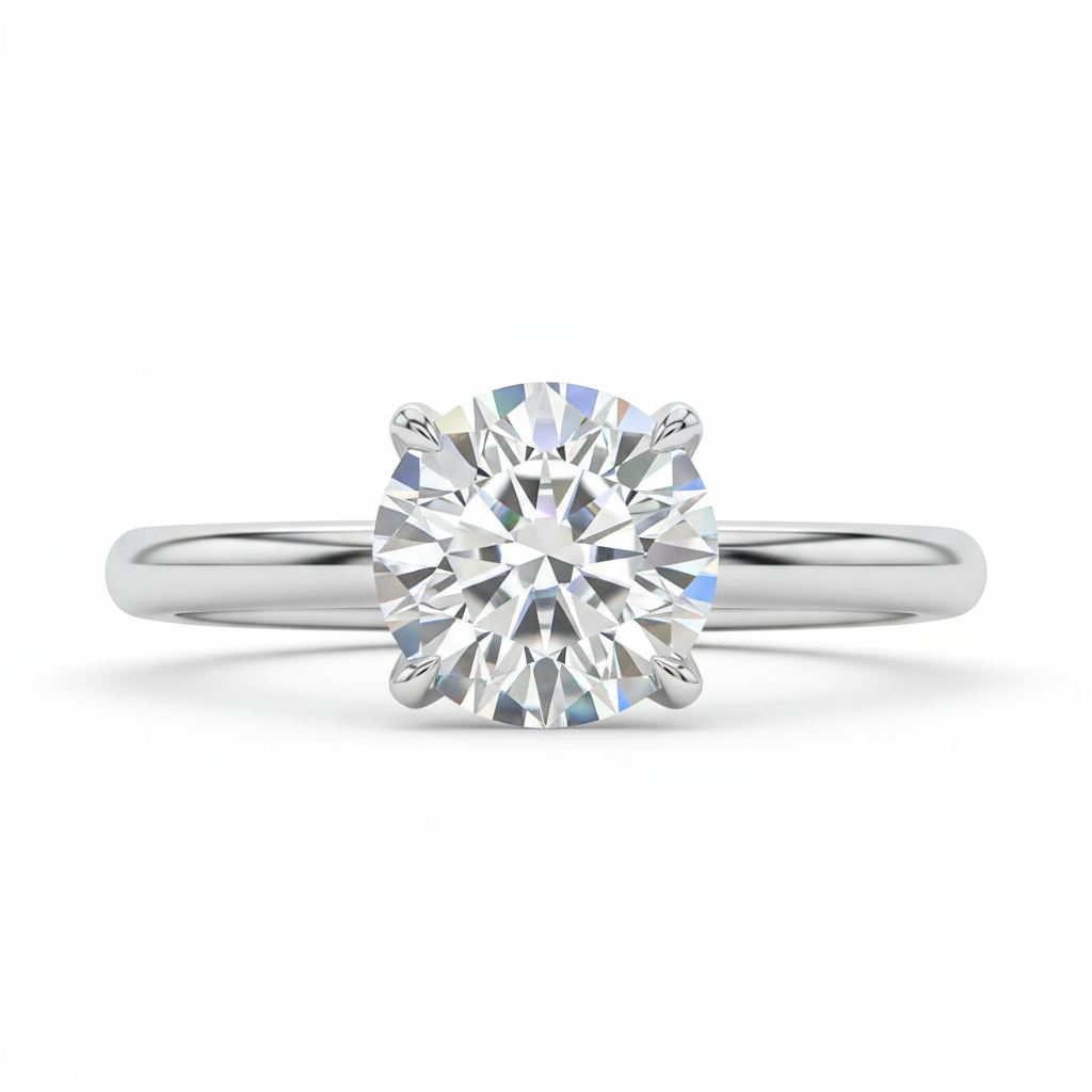 Round Cut Lab Grown Diamond