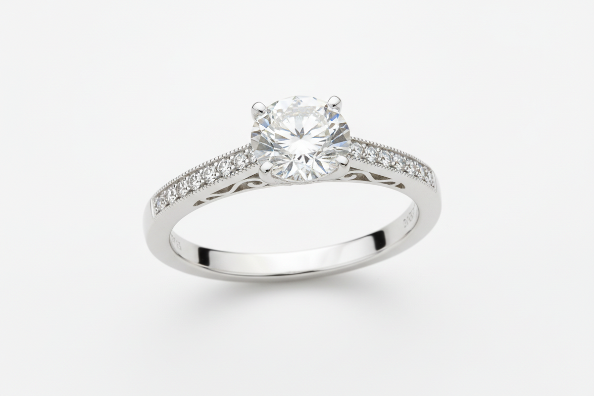 White Gold Engagement Rings
