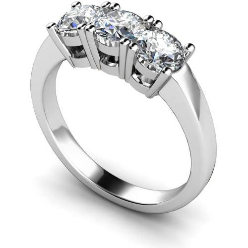 3 Round Trilogy Lab Grown Diamond Ring